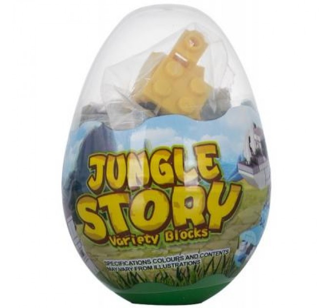 Mindbox Конструктор Mindbox JUNGLE STORY в яйце в асорт (K31A)