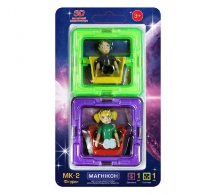 Конструктор Магнікон Додатковий набір фігурки, 2 шт (MK-2-ДМ)
