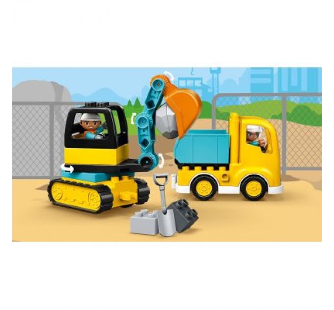 Конструктор LEGO Вантажівка і гусеничний екскаватор (10931)