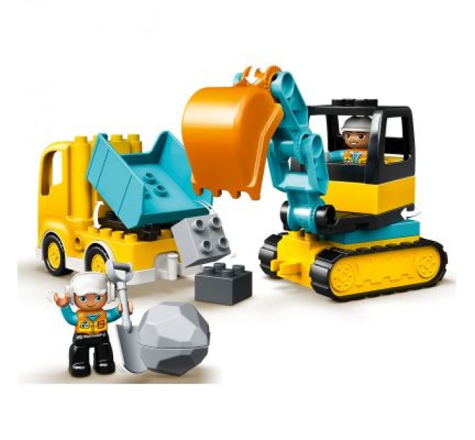 Конструктор LEGO Вантажівка і гусеничний екскаватор (10931)