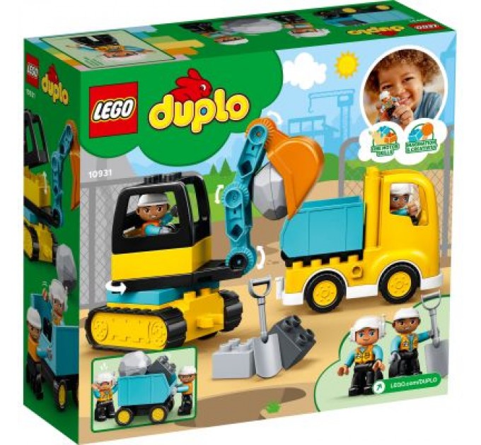 Конструктор LEGO Вантажівка і гусеничний екскаватор (10931)