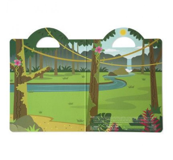 Melissa&Doug Набір для творчості Melissa&Doug Об'ємні багаторазові наліпки Сафарі (MD9106)