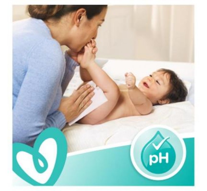 Pampers Дитячі вологі серветки Pampers Sensitive 52 шт (8001841041391)