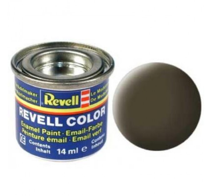 Revell Аксесуари до збірних моделей Revell Фарба емалева № 40. Чорно-зелена матова, 14 мл (RVL-32140)