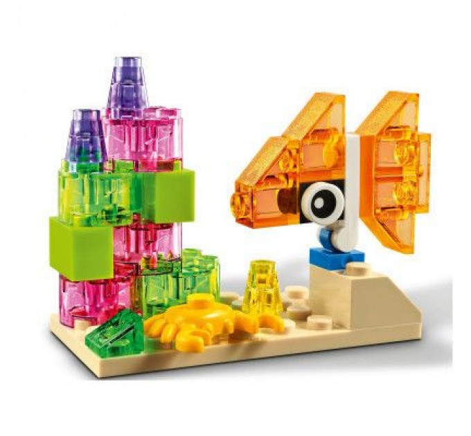 LEGO Конструктор LEGO Classic Прозорі кубики для творчості (11013)
