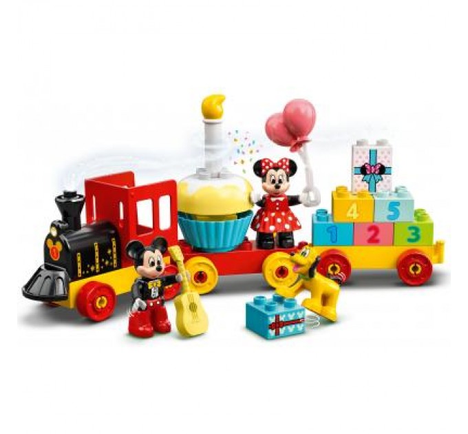 LEGO Конструктор LEGO DUPLO Святковий потяг Мікі та Мінні (10941)