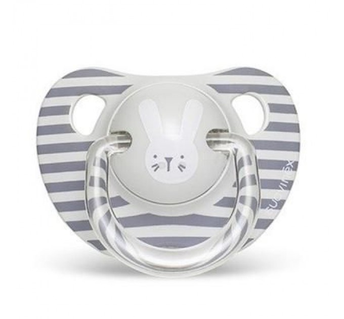 Suavinex Пустушка Suavinex Hygge анатоміч. Затишні історії 6-18 міс. сірий зайчик (306569)