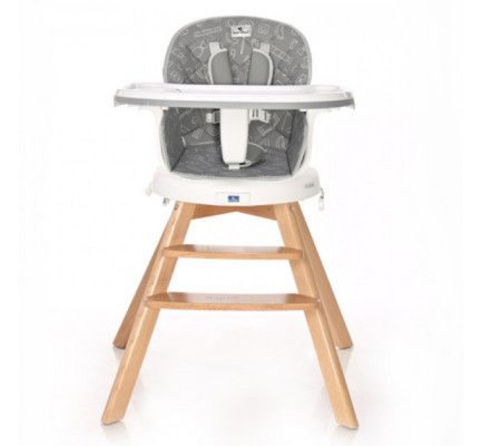 Стілець для годування Bertoni/Lorelli NAPOLI grey candy (23730)