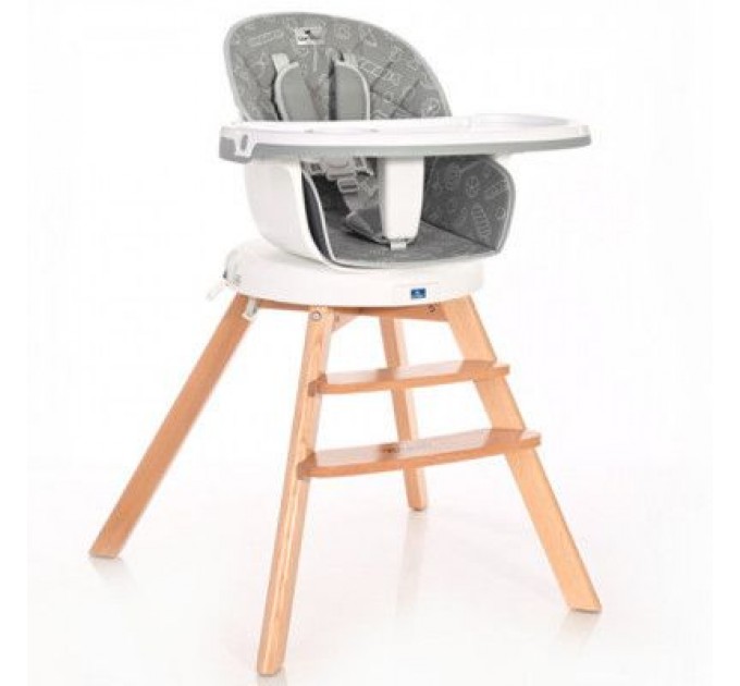 Стілець для годування Bertoni/Lorelli NAPOLI grey candy (23730)