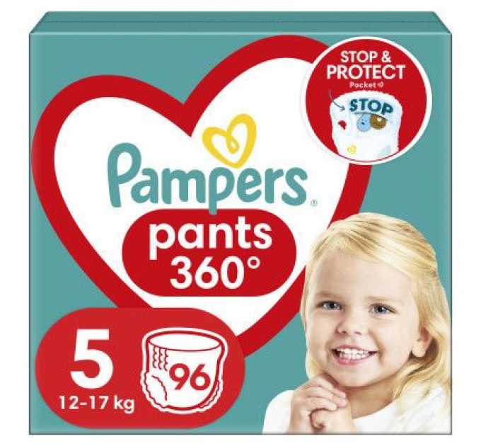 Pampers Підгузки Pampers трусики Pants Junior Розмір 5 (12-17 кг) 96 шт (8006540069509)