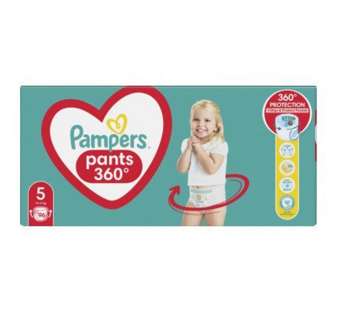 Pampers Підгузки Pampers трусики Pants Junior Розмір 5 (12-17 кг) 96 шт (8006540069509)