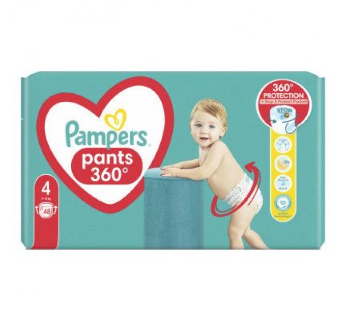 Pampers Підгузки Pampers трусики Pampers Pants Розмір 4 (9-15 кг) 48 шт. (8006540068755)