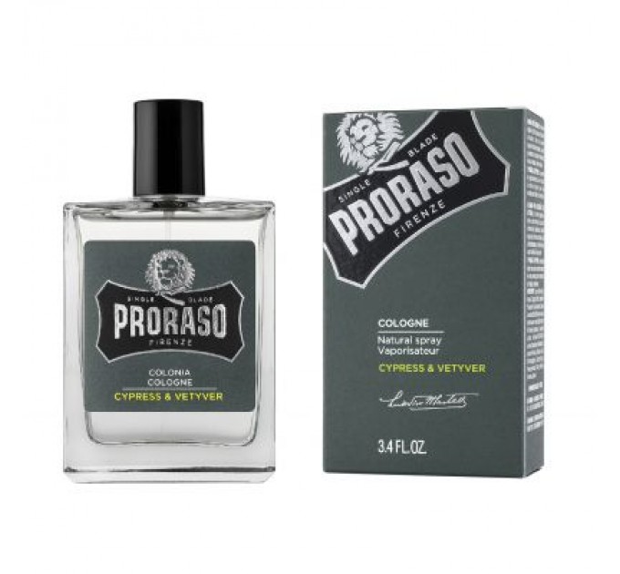 Proraso Одеколон Proraso Cypress & Vetiver 100 мл (8004395007721)