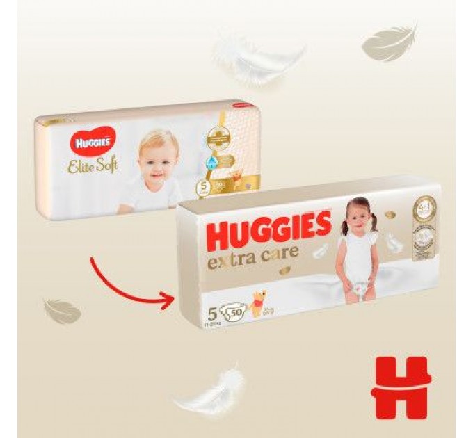 Huggies Підгузки Huggies Extra Care 5 (11-25 кг) 50 шт (5029053578132)