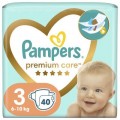 Pampers Підгузки Pampers Premium Care Midi Розмір 3 (6-10 кг) 40 шт (8001090379337)