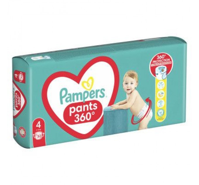 Pampers Підгузки Pampers трусики Maxi Pants Розмір 4 (9-15 кг) 52 шт (8006540069264)