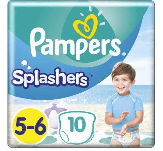Pampers Підгузки Pampers для плавання Splashers Розмір 5-6 (14+ кг) 10 шт (8001090728951)
