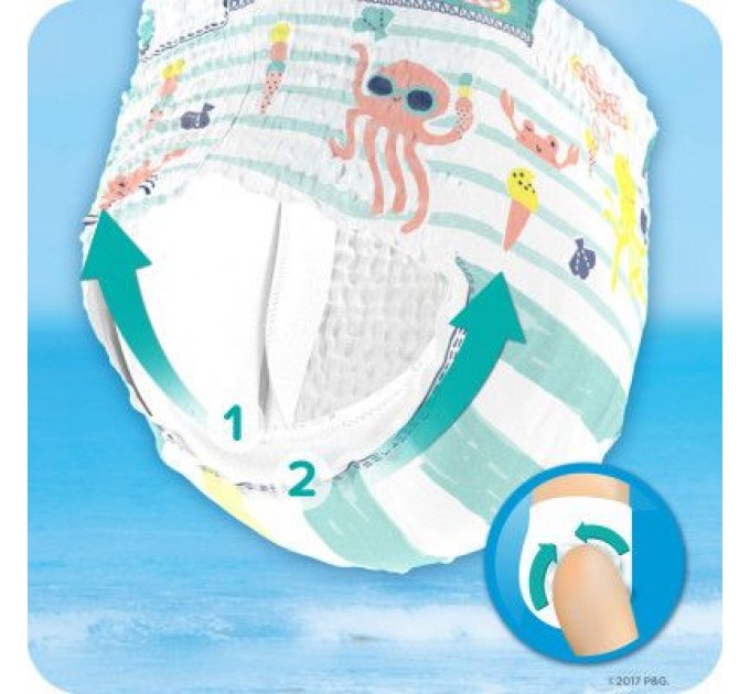 Підгузки Pampers для плавання Splashers Розмір 4-5 (9-15 кг) 11 шт (8001090698384)
