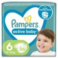Pampers Підгузки Pampers Active Baby Giant Розмір 6 (13-18 кг) 56 шт (8001090950130)