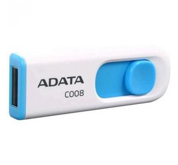 USB флеш накопичувач ADATA 32GB C008 White USB 2.0 (AC008-32G-RWE)