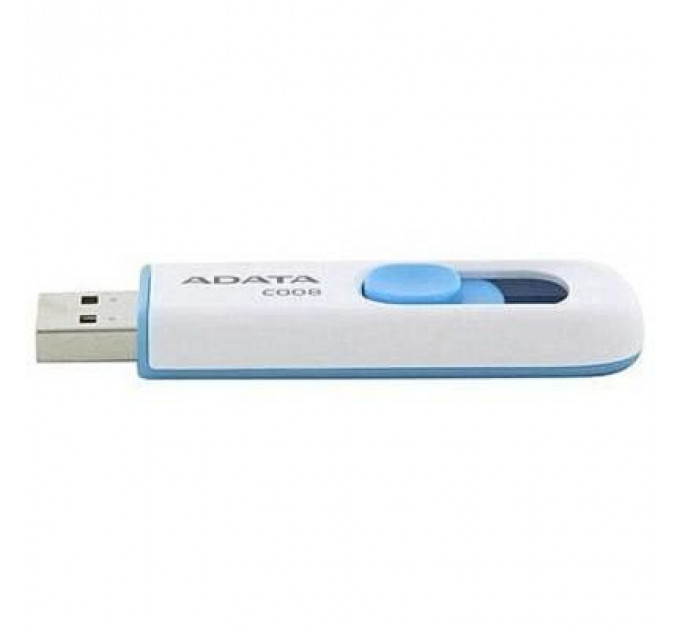 USB флеш накопичувач ADATA 32GB C008 White USB 2.0 (AC008-32G-RWE)