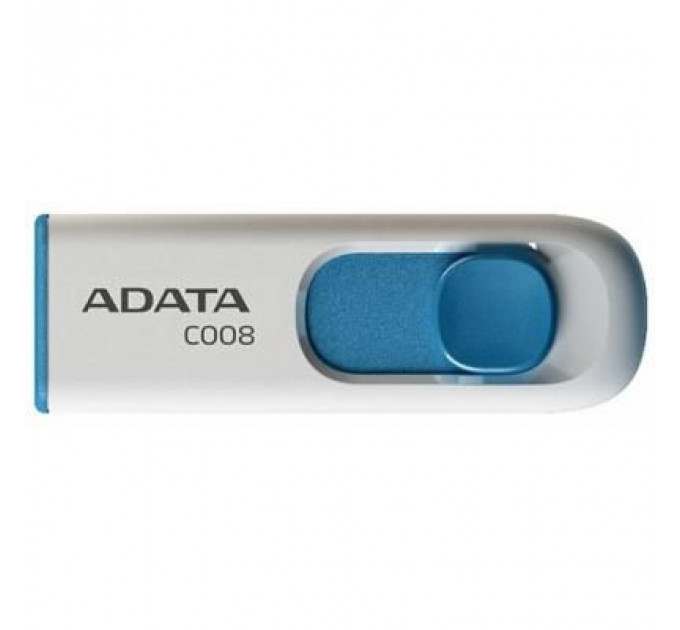 USB флеш накопичувач ADATA 32GB C008 White USB 2.0 (AC008-32G-RWE)