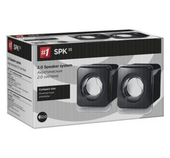 Defender Акустична система Defender SPK 35 5W USB black (65635)