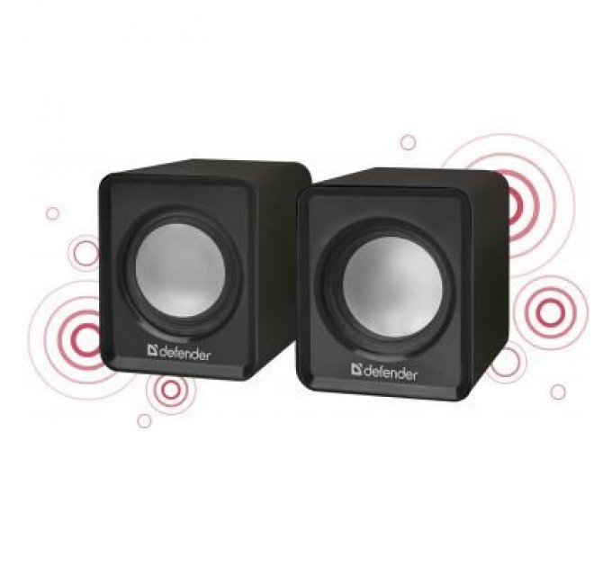Defender Акустична система Defender SPK 22 2х2W USB black (65503)