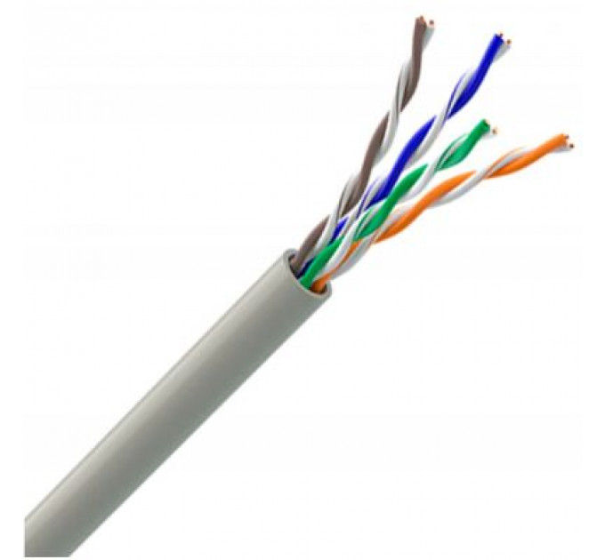 Кабель мережевий OK-Net UTP cat.5e 305м (U/UTP-cat.5Е-SL) (КПВ-ВП (100) 4х2х0,46)