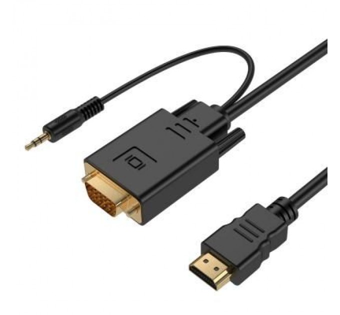 Перехідник HDMI to VGA Cablexpert (A-HDMI-VGA-03-6)