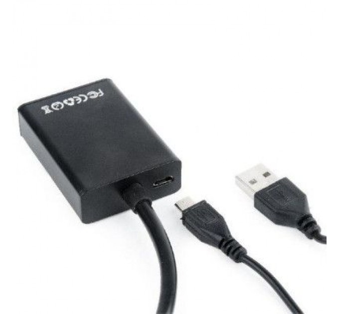 Перехідник VGA to HDMI Cablexpert (A-VGA-HDMI-01)