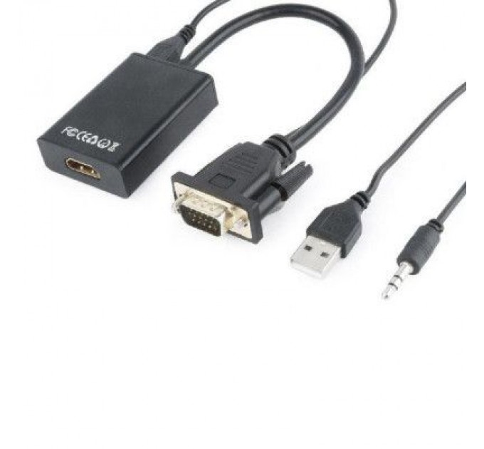 Перехідник VGA to HDMI Cablexpert (A-VGA-HDMI-01)