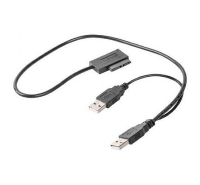 Cablexpert Перехідник USB 2.0 to Slimline SATA 13 pin Cablexpert (A-USATA-01)