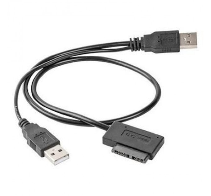 Cablexpert Перехідник USB 2.0 to Slimline SATA 13 pin Cablexpert (A-USATA-01)