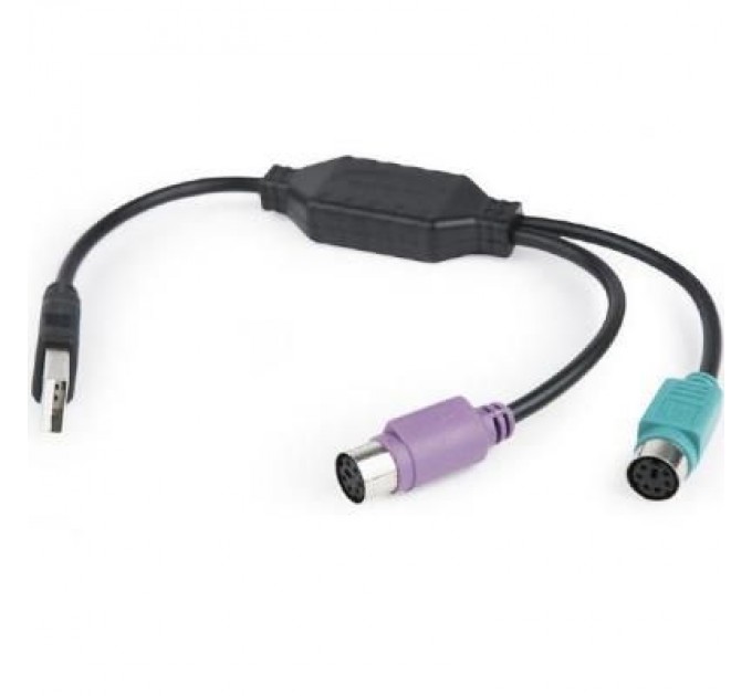Перехідник USB to PS/2 Cablexpert (UAPS12-BK)