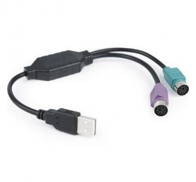 Перехідник USB to PS/2 Cablexpert (UAPS12-BK)