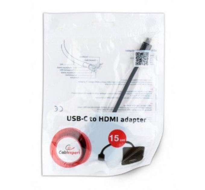 Перехідник Type-C to HDMI Cablexpert (A-CM-HDMIF-01)