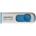 USB флеш накопичувач ADATA 64GB C008 White+Blue USB 2.0 (AC008-64G-RWE)