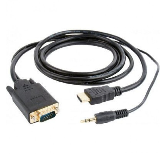 Перехідник HDMI to VGA 3.0m Cablexpert (A-HDMI-VGA-03-10)