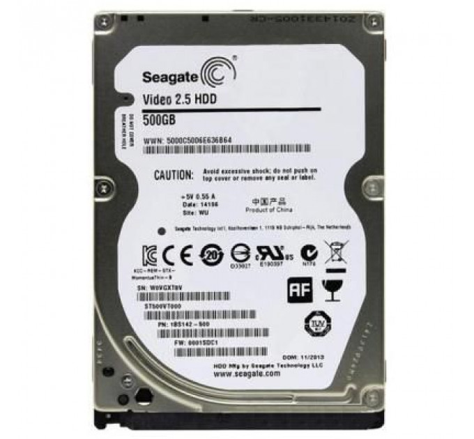 Жорсткий диск для ноутбука 2.5" 500GB Seagate (# ST500VT000 #)