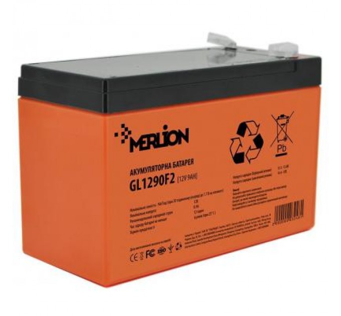 Merlion Батарея до ДБЖ Merlion 12V-9Ah GEL (GL1290F2 GEL)