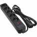 Patron Мережевий фільтр живлення Patron 2 m3*1mm2 (SP-1055U) 5 розеток BLACK (EXT-PN-SP-1055U)
