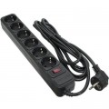 Patron Мережевий фільтр живлення Patron 3.0 m3*1mm2 (SP-1063) 6 розеток BLACK (EXT-PN-SP-1063)