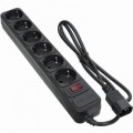Patron Мережевий фільтр живлення Patron 1 m3*1mm2 (SP-1063U) 6 розеток BLACK (EXT-PN-SP-1063U)
