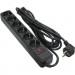 Patron Мережевий фільтр живлення Patron 5.0 m3*1mm2 (SP-1065)  6 розеток BLACK (EXT-PN-SP-1065)