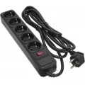 Patron Мережевий фільтр живлення Patron 3.0 m3*1.5mm2 (SP-1653) 5 розеток BLACK (EXT-PN-SP-1653)