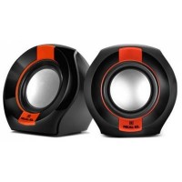 Акустична система REAL-EL S-50 black-red