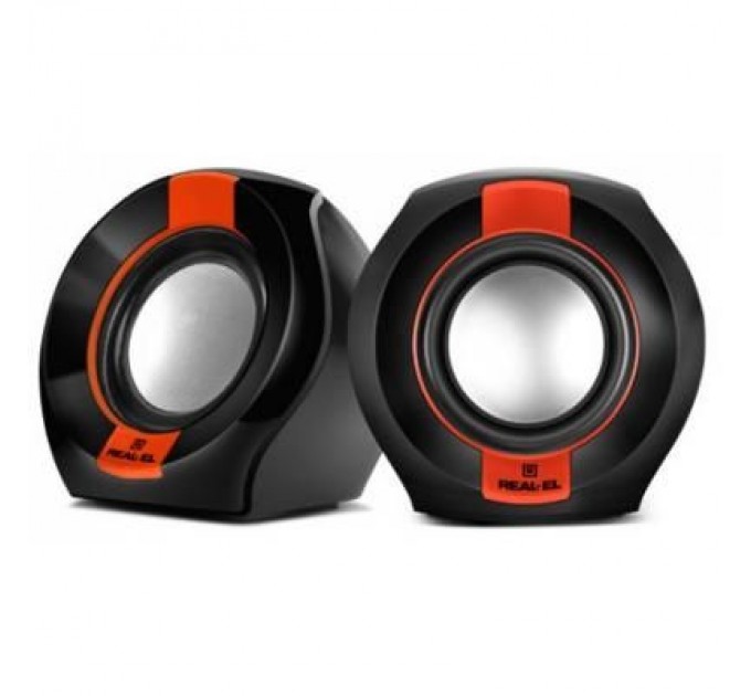 REAL-EL Акустична система REAL-EL S-50 black-red