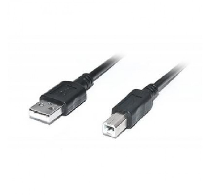 REAL-EL Кабель для принтера USB2.0 AM/BM 2.0m Pro black REAL-EL (EL123500026)