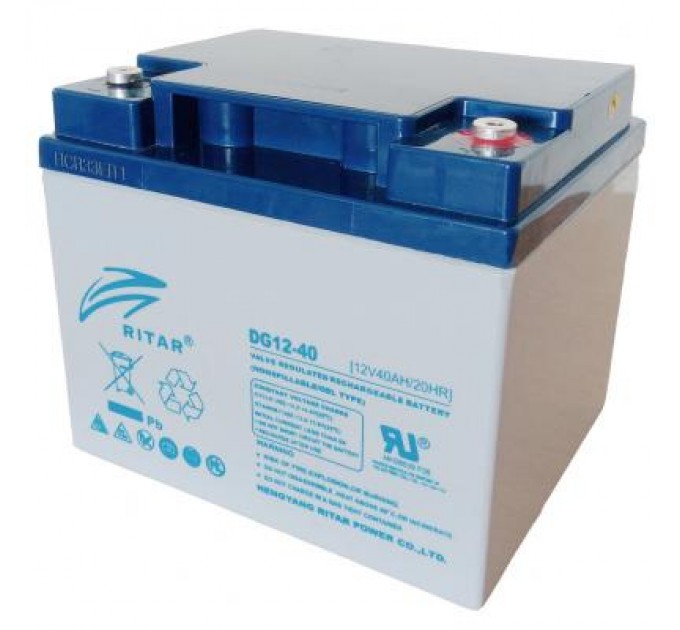 Батарея до ДБЖ Ritar GEL DG12-40 12V- 40.0Ah (DG12-40)